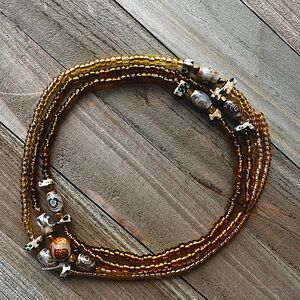 Dalmatian Jasper And Agate Waistbeads